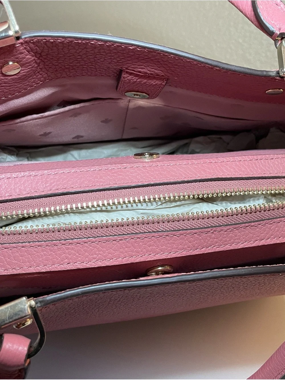 kate spade New York Pink Leather Satchel
